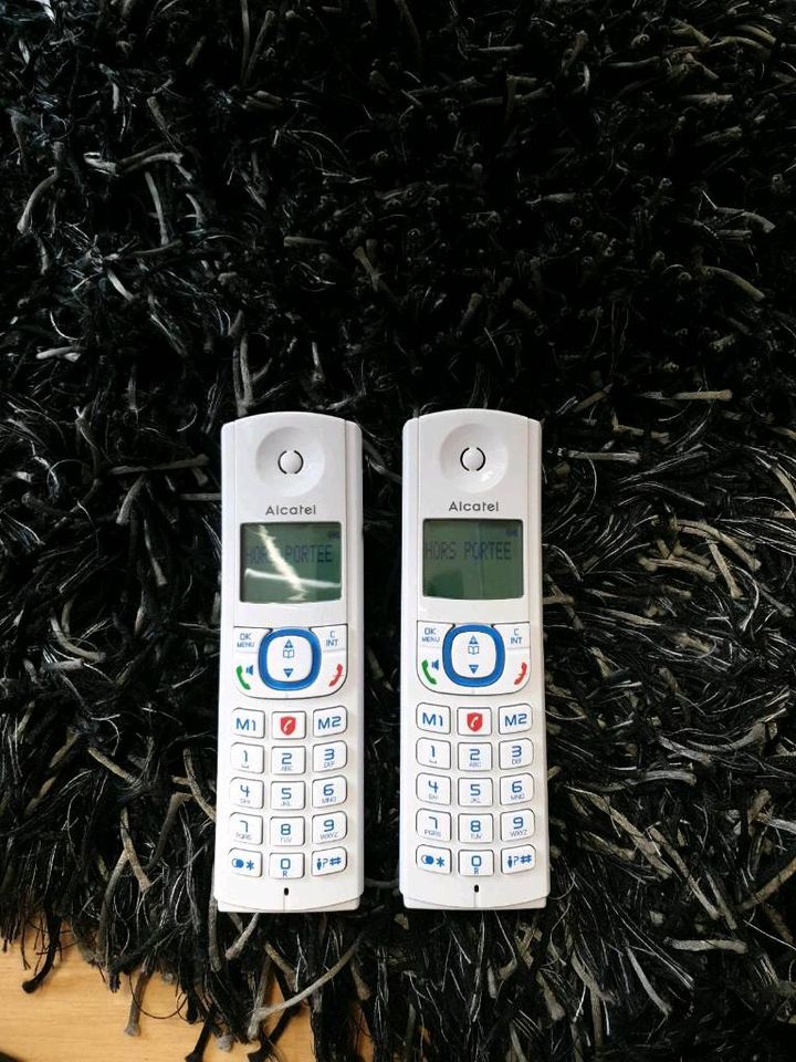 Alcatel F530 Duo Candy-Bar Blau, Weiß telefone in Börger