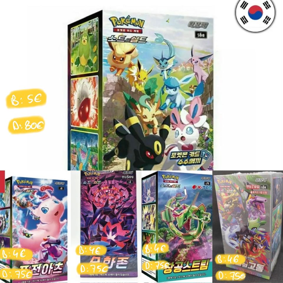 Top Trainer Boxen Pokemon Karten, Deu/Eng, OVP & Original in Potsdam