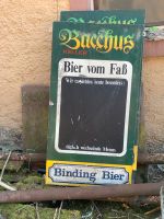 Aufstellen Bier Schild rastaurationsobjekt Biergarten Bayern - Neubrunn Vorschau