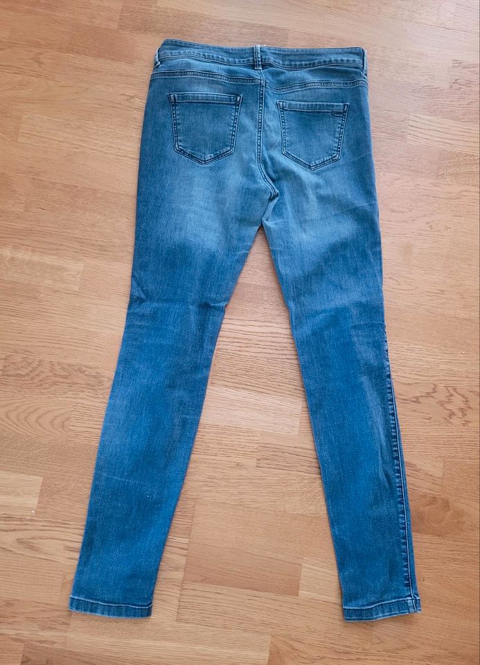 ESPRIT Damen Jeans Leggings XL 42 blau Stretchhose in Jüchen