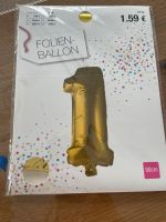 Folienballon 1 Gold 90 cm Baden-Württemberg - Hohentengen Vorschau