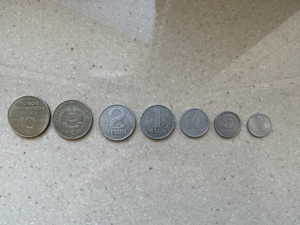 DDR Münzen Set 1 2 5 10 20 Mark kein Kursmünzensatz KMS in Horneburg