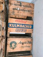 Bierkiste alt Werbung Brauerei Bayern - Mindelheim Vorschau