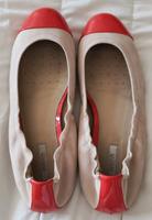 Geox Ballerinas in Beige/Rot Hamburg-Mitte - Hamburg Hamm Vorschau
