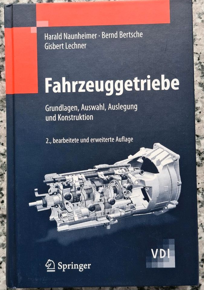 Buch Fahrzeugetriebe VDI Grundlagen Auswahl Auslegung Konstruktio in Wehringen