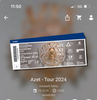 Verkaufe AZET Ticket für Hamburg 19.10.24 Schleswig-Holstein - Lübeck Vorschau