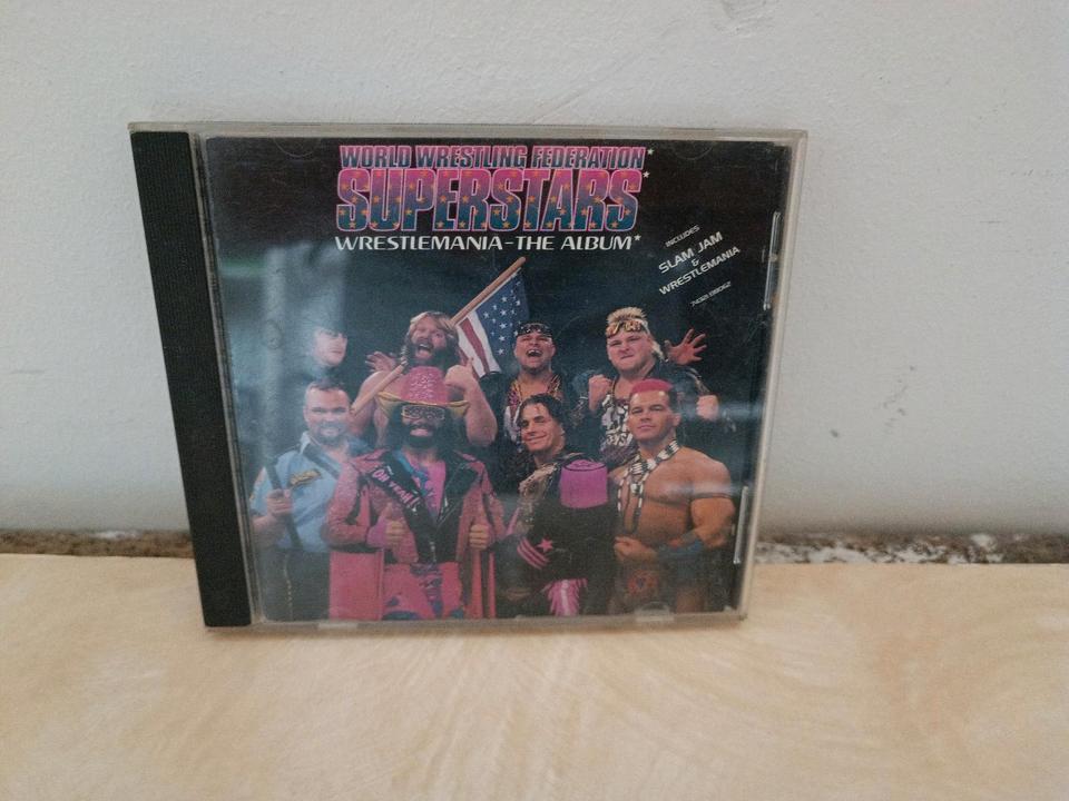 WWF WWE Superstars Wrestlemania - The Album CD 1993 Arista Rec. in Velbert