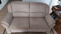 Couch, Zweisitzer mit Stoffbezug beige Sachsen - Beilrode Vorschau