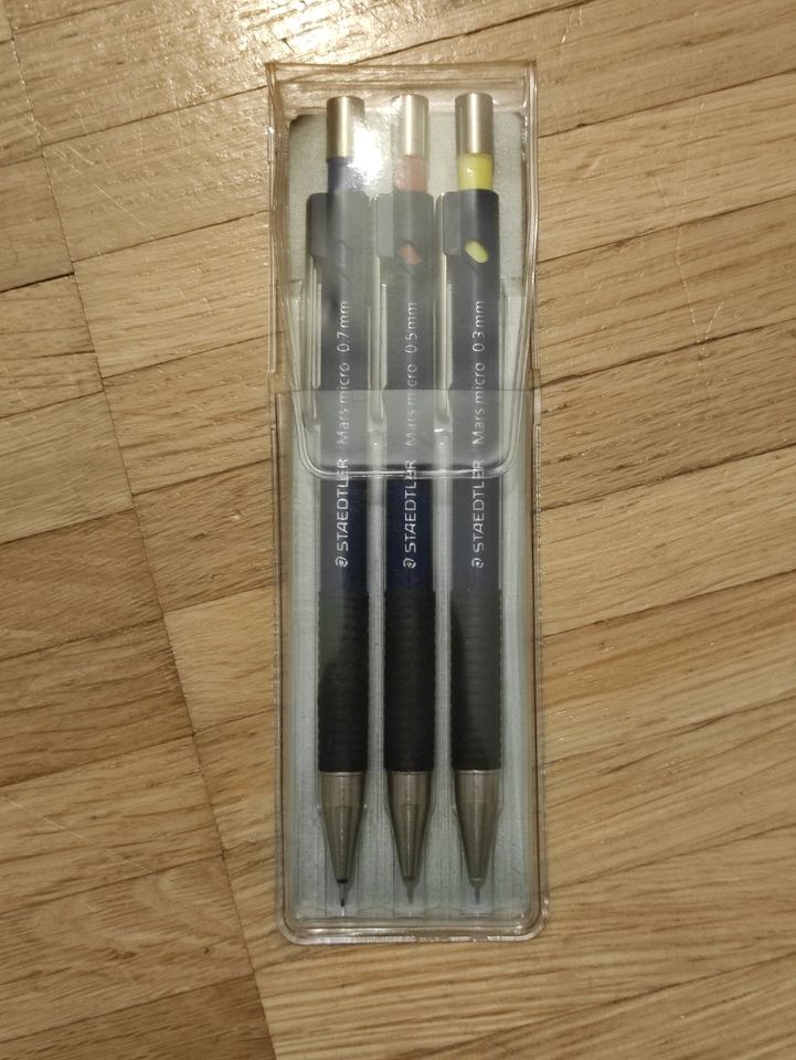 Minenbleistift - Staedtler Mars micro set - 0,7mm - 0,5mm - 0,3mm in Ulm