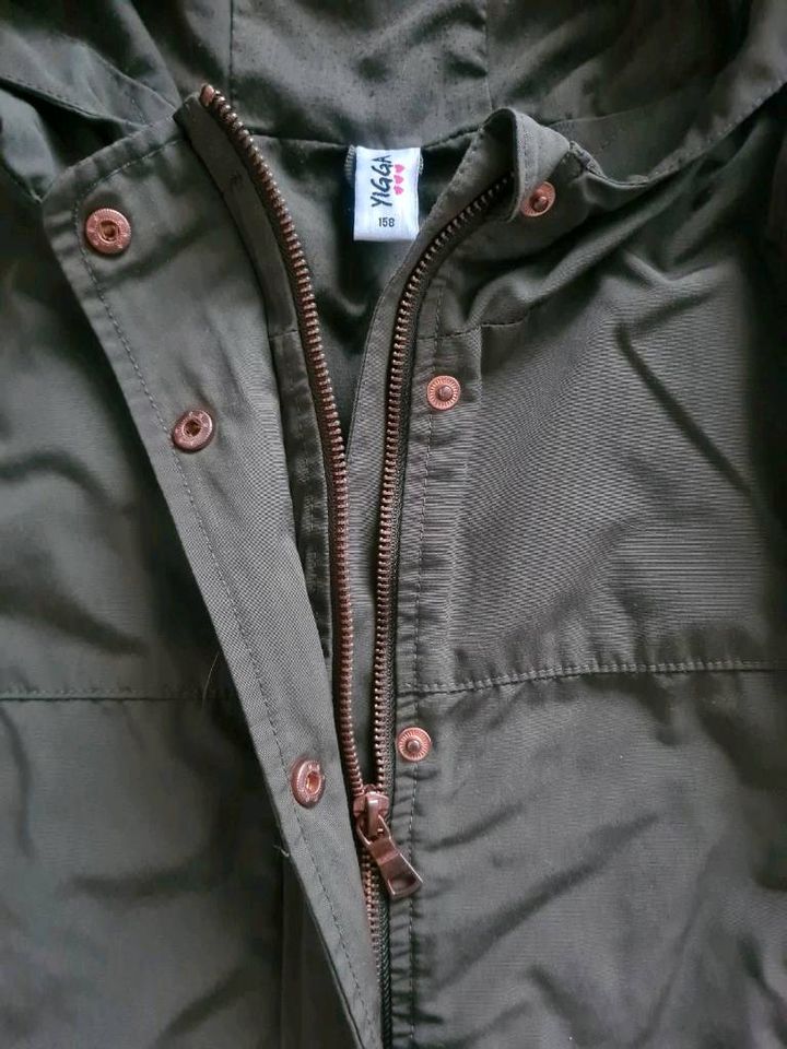 Jacke, Parka, Gr. 158, Mädchen, Übergang, khaki, YIGGA in Ingolstadt