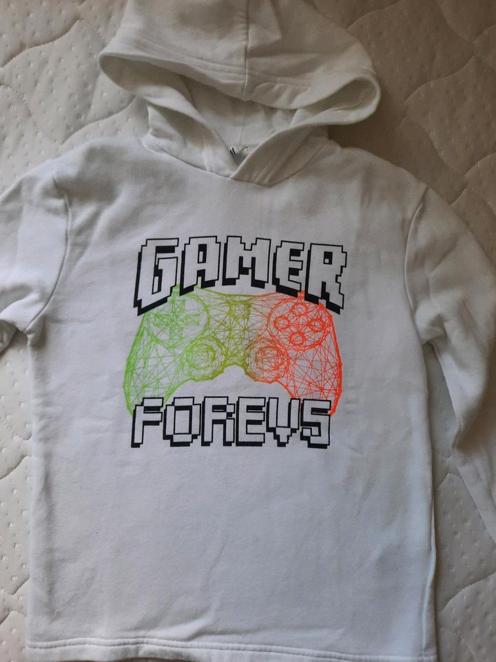 Sweatshirt Hoody H&M Gamer 134/140 in Magdeburg