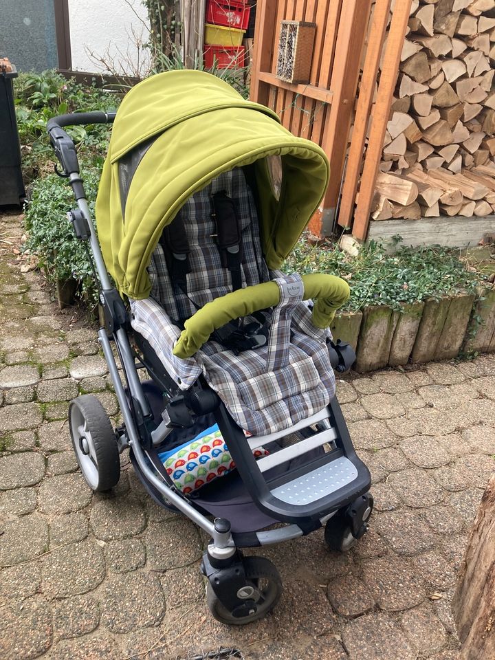 Kinderwagen Teutonia Mistral S mit viel Zubehör in Gundelfingen