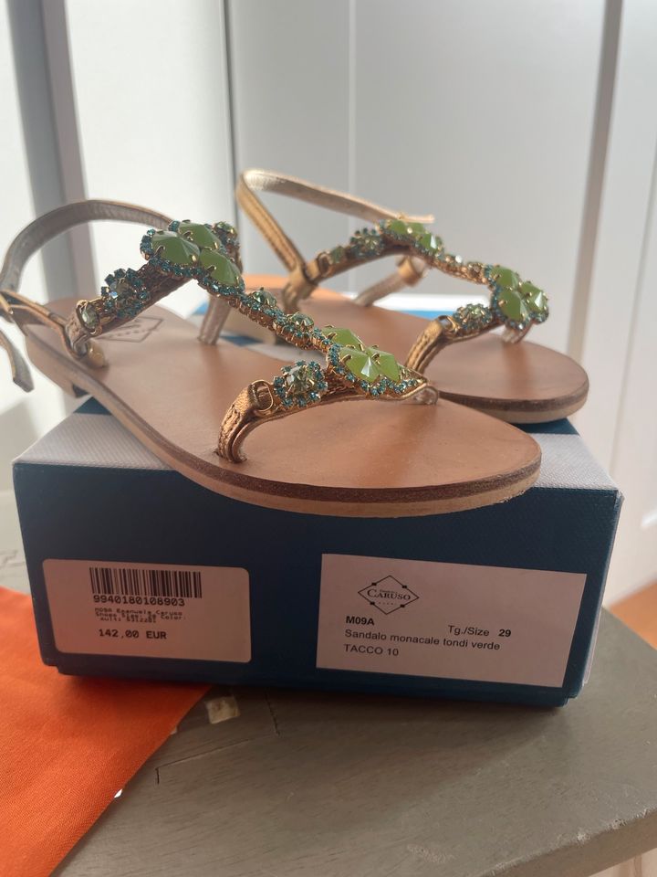 Emanuel Caruso Sandalen Strass, Gr. 29, NEU! in Bellheim