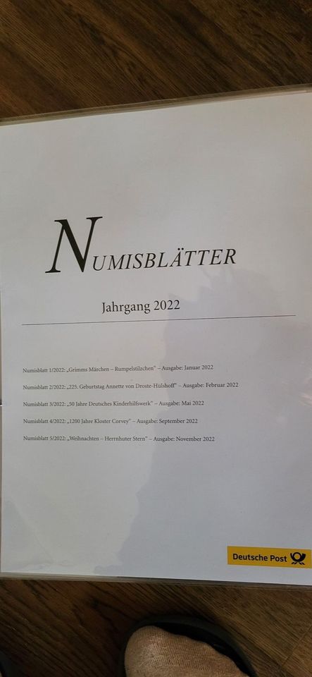 NUMIS-Blätter der Jahre 2011 bis 2022 in Berlin