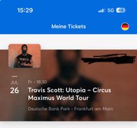 2x Travis Scott Frankfurt Zusatzshow Schleswig-Holstein - Lübeck Vorschau