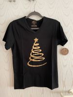 T-Shirt schwarz S mit goldenem Aufdruck Hessen - Messel Vorschau