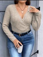 Super schönes SHEIN Curve Shirt/T-Shirt Größe 1XL/46 beige Hessen - Roßdorf Vorschau