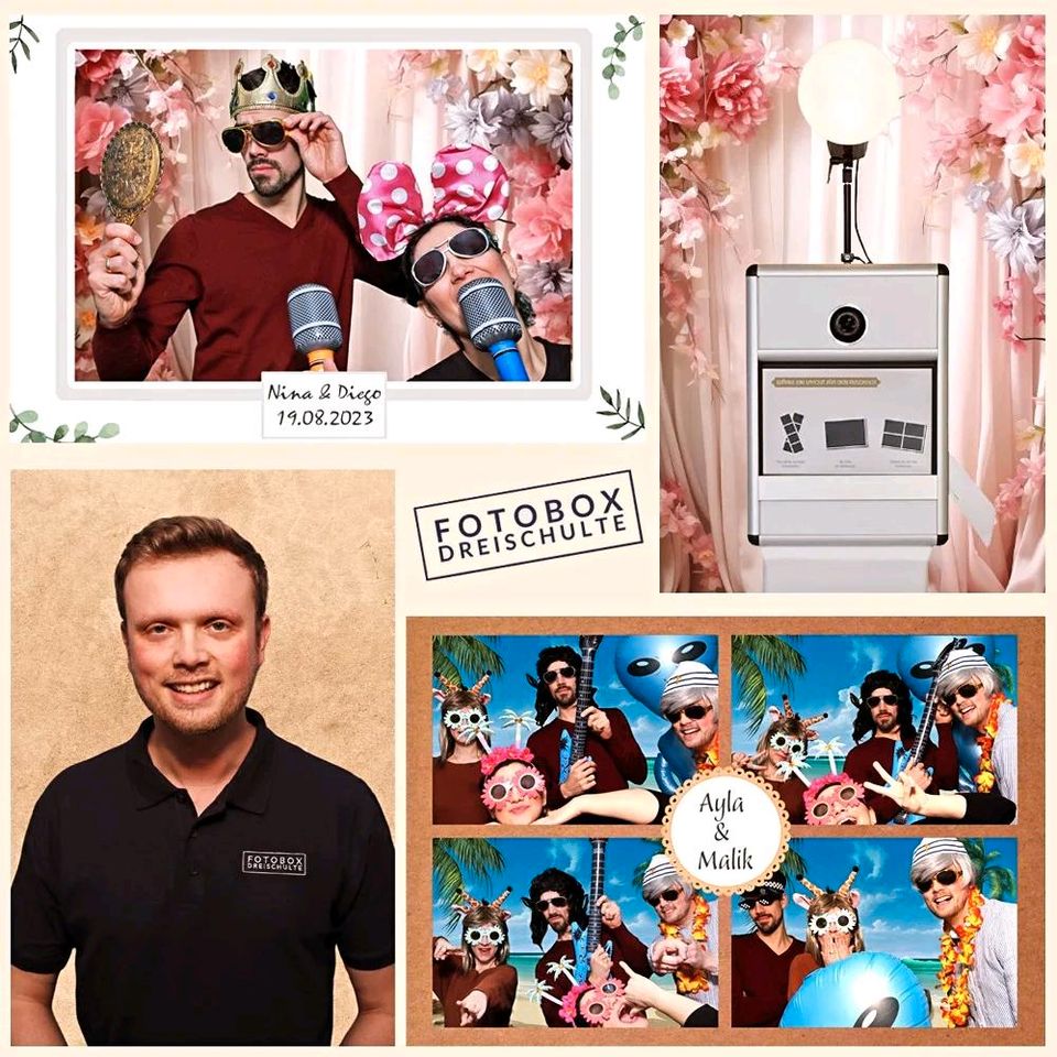 Premium Fotobox/ Photobooth mieten für Hochzeit, Geburtstag etc. in Dortmund