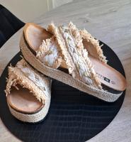 Sommer Pantolette * Boho  Schläppchen * Gr 38  * Bochum - Bochum-Nord Vorschau