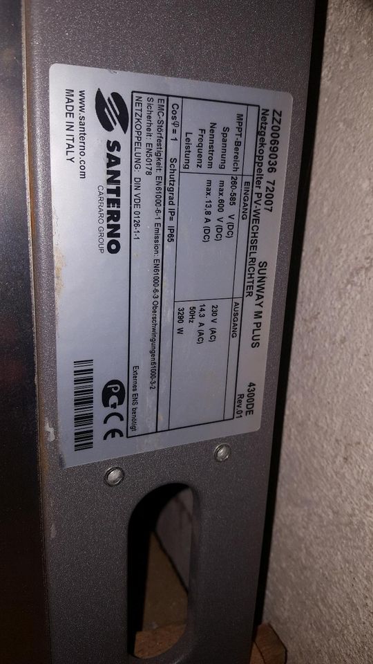 Einspeise-Wechselrichter - Sunwy M Plus 4300DE MPPT - Solar PV in Nürnberg (Mittelfr)