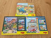 3 x 3 Haba Puzzle je 24 Teile - Dino Feuerwehr Traktor - wie neu Hannover - Bothfeld-Vahrenheide Vorschau