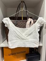 Süße Bluse von Stradivarius Gr. S weiß Sommer Oberteil Bayern - Fürth Vorschau
