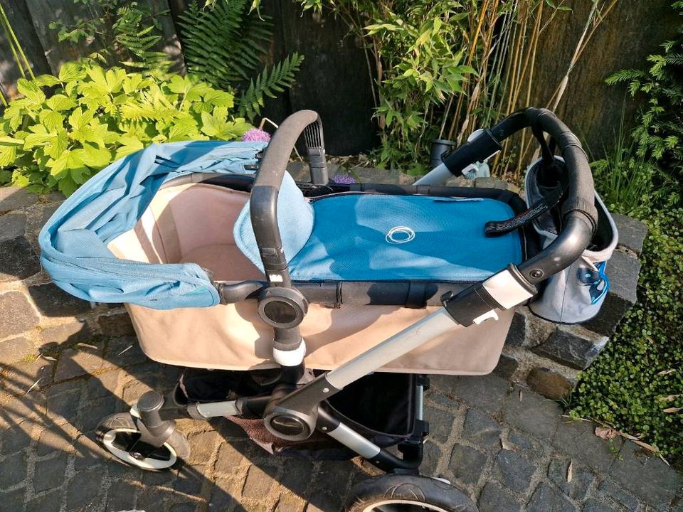 Komfortabler bugaboo Buffalo, Schale + Buggy in Mülheim (Ruhr)