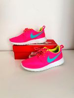 Nike Roshe Run one Sneaker Schuhe pink neon blau geldb weiß 38,5 Nordfriesland - Niebüll Vorschau