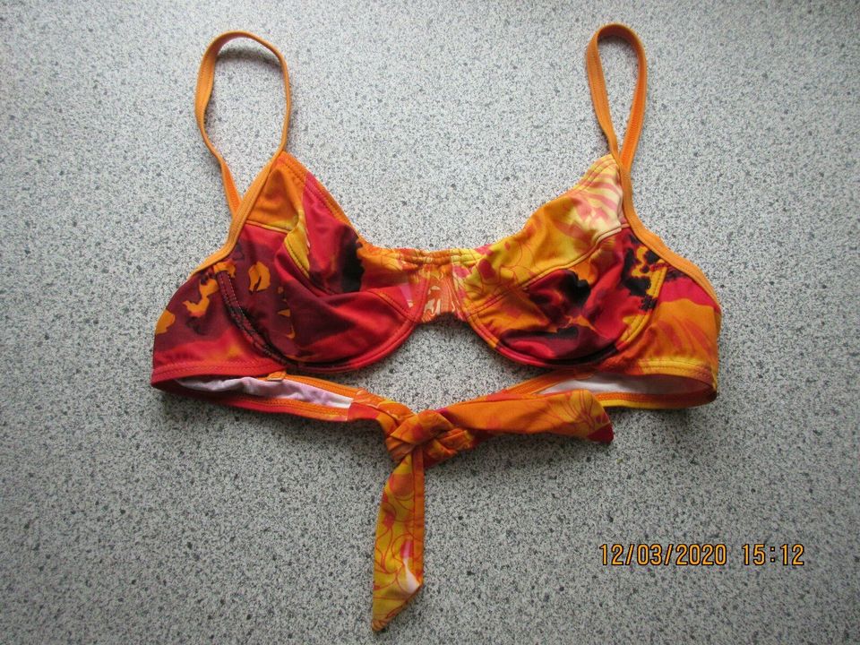 Bikini Set orange/gelb/rot Gr. 38 NEU Infinity woman in Mörfelden-Walldorf