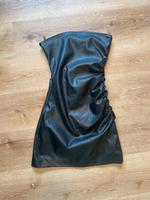 Schwarzes Ledekleid Zara XS Baden-Württemberg - Laupheim Vorschau