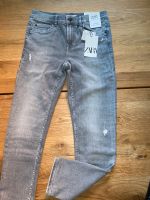 NEU coole hellgraue Skinny Jeans von Zara Gr. 164 Hose Sachsen-Anhalt - Thale Vorschau