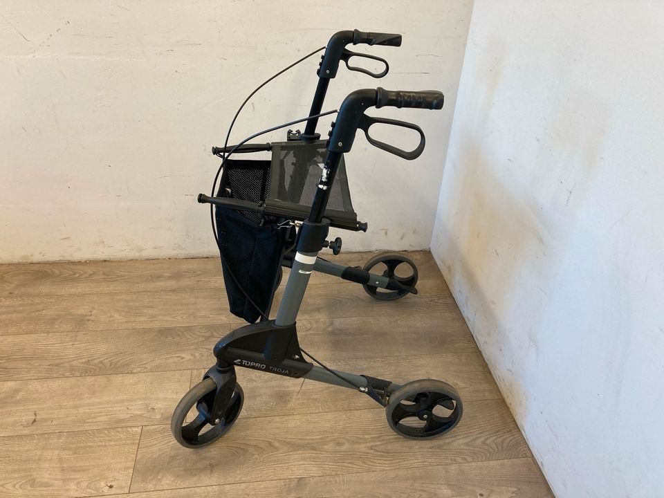 #A Topro Troja M Rollator Gehhilfe Leichtgewicht faltbar klappbar in Burgstädt