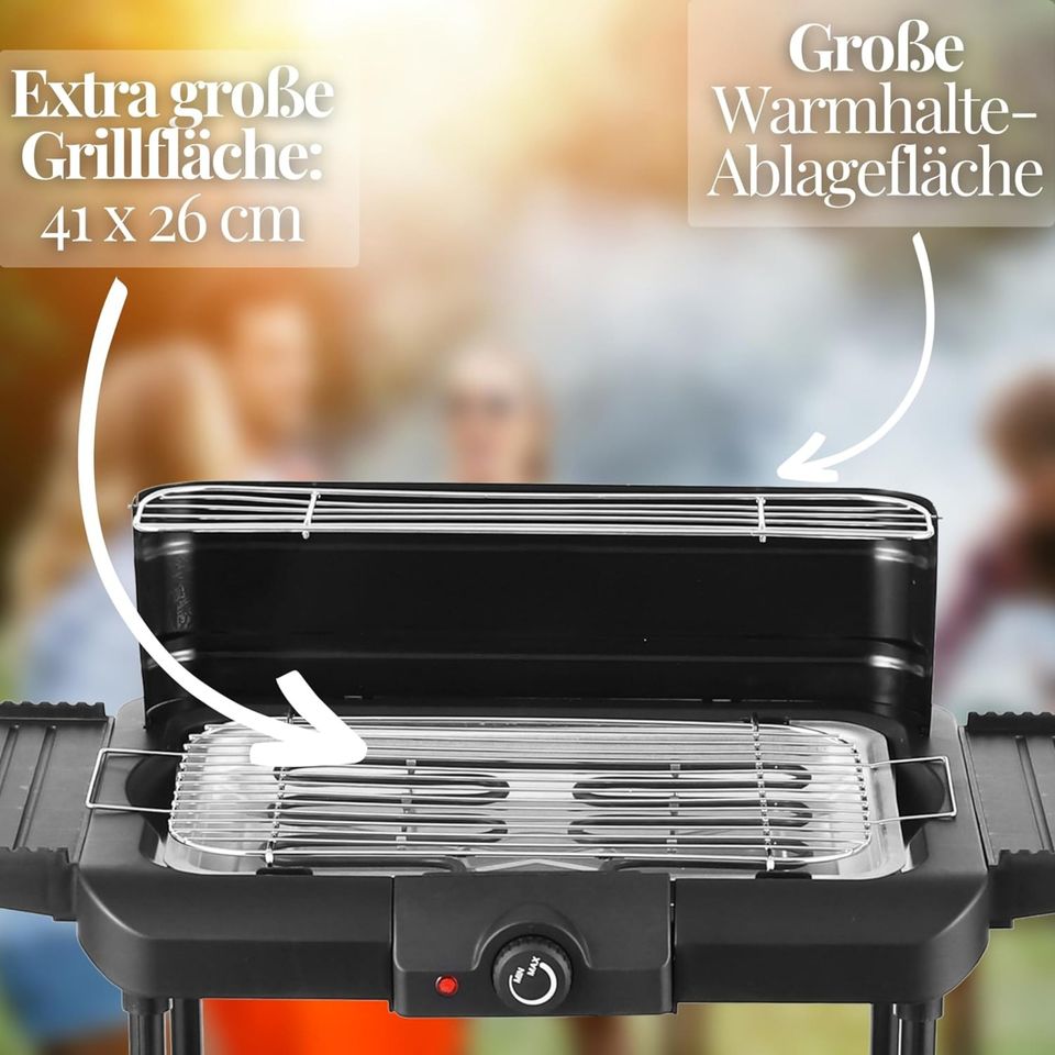 Elektro Grill 2.400 Watt  Thermostat  Stufenloser Temperaturregle in Hamburg