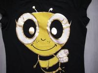 Fishbone T-Shirt schwarz mit Bienenaufdruck Gr. M Hessen - Solms Vorschau