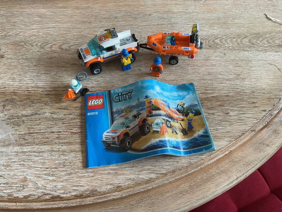 LEGO City 60012 Küstenwache mit Schlauchboot und Auto in Kaarst