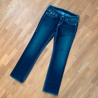 TRUE RELIGION Designer Jeans W29 Bootcut dunkelblau Strass Hessen - Bad Homburg Vorschau