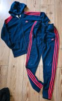 Adidas Trainings Anzug gr. 152 blau/rot Niedersachsen - Seevetal Vorschau