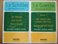 Mentor Interpretationen Deutsch Goethe, Schiller, neuwertig 2 Bän Rheinland-Pfalz - Konz Vorschau