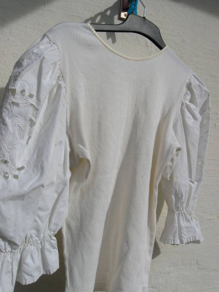 creme Shirt bluse 40 Trachten in Mittenwald