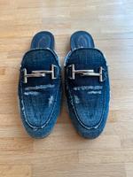 Orig. TODS Denim Mules mit Spange 37 neuwertig Düsseldorf - Gerresheim Vorschau
