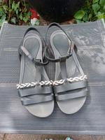 Riemchensandalen, Clarks, schwarz, Leder, 6,5/39,5 Altona - Hamburg Lurup Vorschau