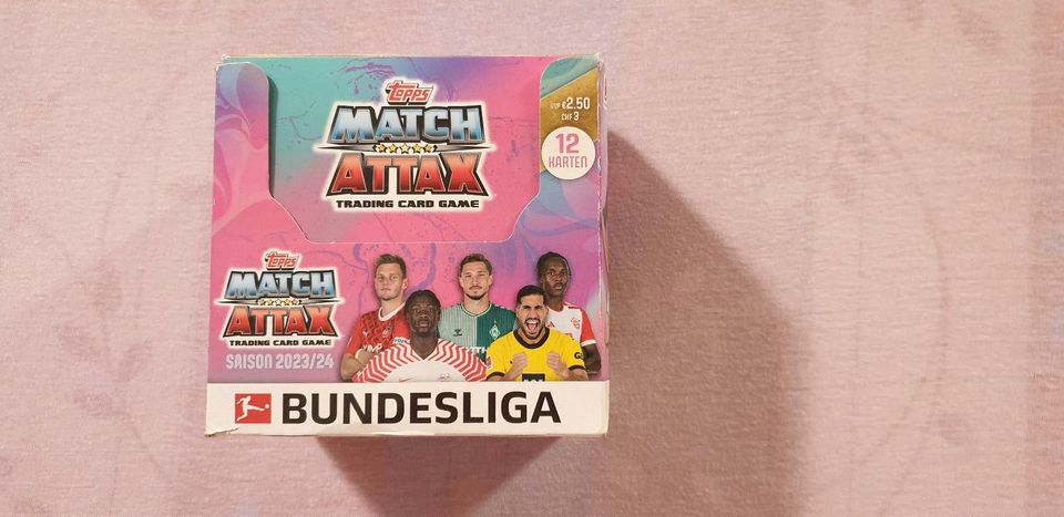 Topps Match Attax Bundesliga 23/24 Display Box in Nürnberg (Mittelfr)