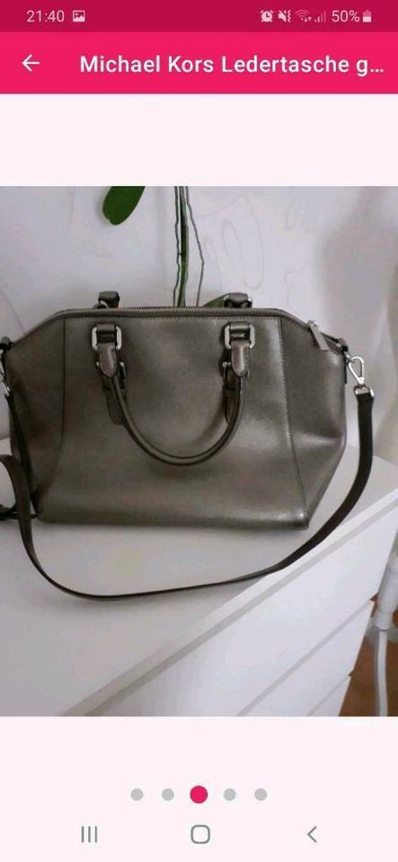 Michael Kors Tasche silber/grau #NEU+ORIGINAL# in Heusweiler