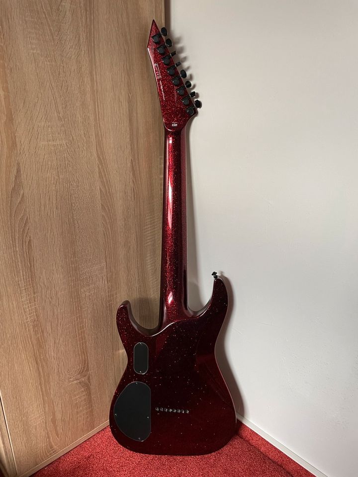 ESP LTD SC-608B Red Sparkle Stephen Carpenter (Deftones) in Goch