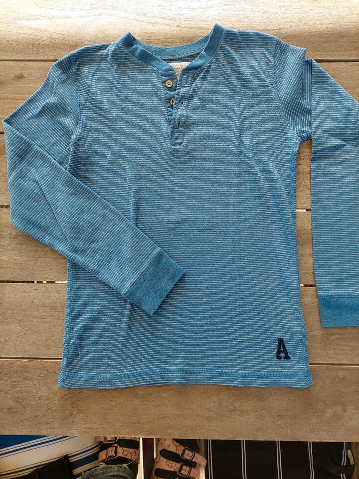 Langarm-Shirt, Pullover, 164, schwarz blau, smog in Morschen