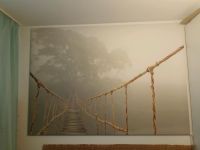 Leinwandposter / Leinwandbild Hängebrücke BJÖRSKA  200 x 140cm Bayern - Tuntenhausen Vorschau