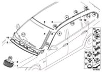 NEU BMW E91 Zierleiste Seitenrahmen R 51137122874 L 51137122873 Schleswig-Holstein - Nübbel Vorschau