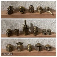 EDC Beads Messing Brass Donald Star Wars Fett Mario Minion Rheinland-Pfalz - Kaiserslautern Vorschau