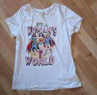 H&M, Gr. S, T-Shirt weiß mit Druck Nordrhein-Westfalen - Hünxe Vorschau