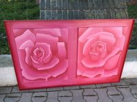 Wandbild, Rosenbild, zwei Rosenbilder auf Leinwand, Holzrahmen Nordrhein-Westfalen - Lübbecke  Vorschau